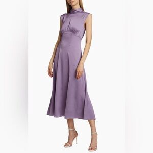 Derek Lam 10 Crosby | Tate Shirred Sleeveless Midi-Dress